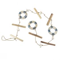 Artikel Raamdecoratie maritieme reddingsboeien houten decoratie zomer 90cm