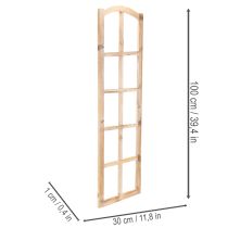 Artikel Houten raamkozijn als wanddecoratie, 100 cm