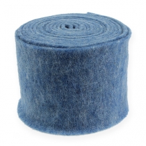 Artikel Vilten lint blauw 15cm 5m