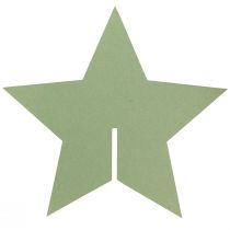 Artikel Vilten decoratieve ster om kerstdecoratie neer te zetten vilt groen H62cm