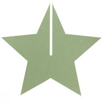 Artikel Vilten decoratieve ster om kerstdecoratie neer te zetten vilt groen H62cm