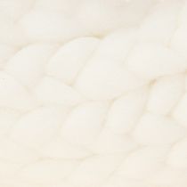 Artikel Vilt decoratie wol decoratieve krans in wit om op te hangen Ø25cm