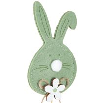Artikel Vilt Paashaas op Houten Stok – Leuke Decoratieve Pluggen voor Lente &amp; Pasen 12cm 12st