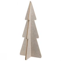Artikel Vilten kerstboomversiering dennenbeige H80cm