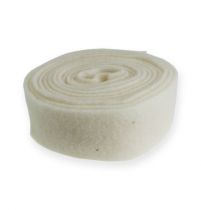 Artikel Vilten lint wit 7,5cm, 5m