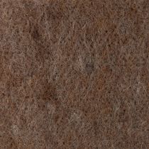 Artikel Bruin wollen viltlint, 15 cm x 5 m, voor decoratie en knutselen