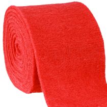 Artikel Vilten lint 15cm x 5m rood