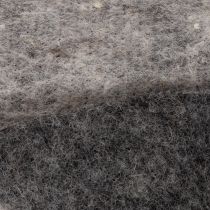Artikel Tweekleurige scharnier voor potten van wolvilt, grijs/zwart, 15 cm x 5 m