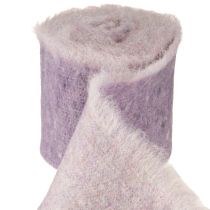 Artikel Viltlint Franzi wolvilt wollint paars 2-kleurig 15cm 4m