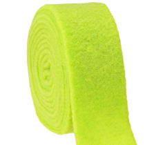 Artikel Vilten lint groen 7,5cm 5m