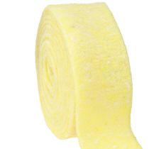 Artikel Vilten lint lichtgeel 7,5cm 5m