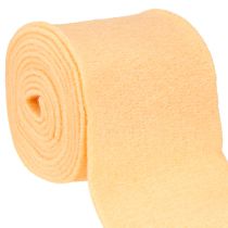 Artikel Vilten lint lichtoranje 15cm 5m