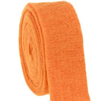 Artikel Vilten lint oranje 7,5cm 5m