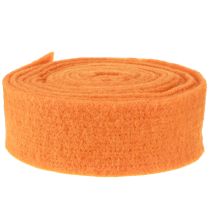 Artikel Vilten lint oranje 7,5cm 5m