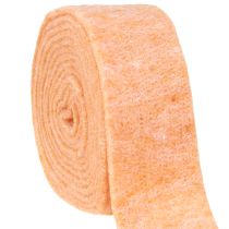 Artikel Vilten lint oranje 7,5cm 5m