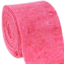 Artikel Vilten lint roze 15cm 5m