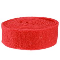 Artikel Vilten lint rood 7.5cm 5m