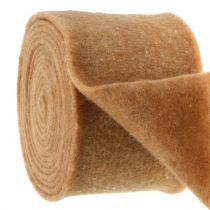 Vilten lint naturel 15cm 5m