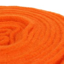 Vilten lint oranje 15cm 5m