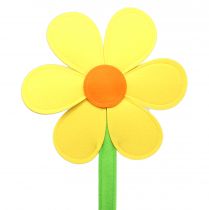Vilt bloem geel 87cm
