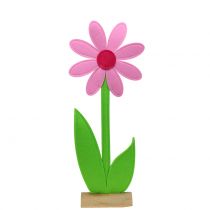 Vilt bloem roze 87cm