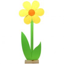 Vilt bloem geel 120cm