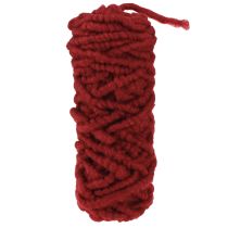 Artikel Viltkoord fluffy Mirabell 25m donkerrood
