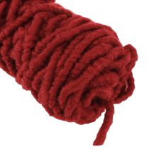 Artikel Viltkoord fluffy Mirabell 25m donkerrood