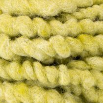 Artikel Zacht Mirabell viltkoord, wol, groen, 25 meter decoratief lint voor bloemschikken, decoratie, knutselen en doe-het-zelfprojecten