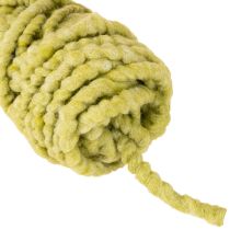 Artikel Zacht Mirabell viltkoord, wol, groen, 25 meter decoratief lint voor bloemschikken, decoratie, knutselen en doe-het-zelfprojecten