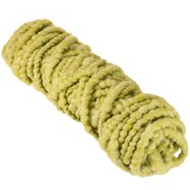 Artikel Zacht Mirabell viltkoord, wol, groen, 25 meter decoratief lint voor bloemschikken, decoratie, knutselen en doe-het-zelfprojecten