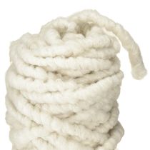 Artikel Vilten koordfleece Mirabell 25m wit