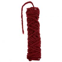 Artikel Viltkoord fluffy Mirabell 25m donkerrood