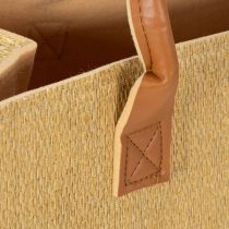 Artikel Tas van vilt met raffia-look, 50 cm x 25 cm x 25 cm