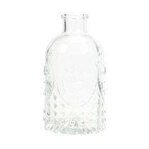 Artikel Decoratieve flessen minivazen glazen kandelaars H12,5cm 6st
