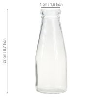 Artikel Flessen decoratie glazen fles fles vaas glas Ø8cm 22cm