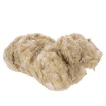 Artikel Natuurlijke beige schapenwol, los, voor knutselen en decoreren, 250 g