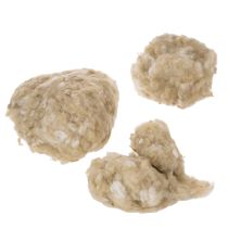 Artikel Natuurlijke beige schapenwol, los, voor knutselen en decoreren, 250 g