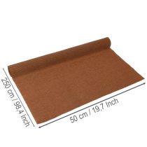 Artikel Bloemisten crêpepapier, bruin, 50 cm brede rol