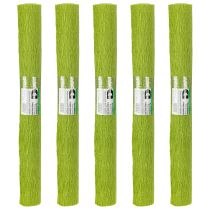 Artikel Bloemistencrêpepapier bloemistencrêpe grasgroen 50×250cm 5 stuks