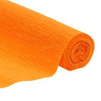 Bloemist crêpepapier licht oranje 50x250cm
