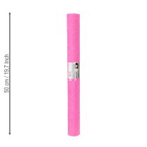 Artikel Bloemist crêpepapier lichtroze 50x250cm