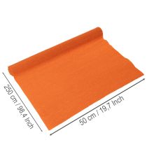 Artikel Bloemisten crêpepapier, oranje rol, 50x250cm