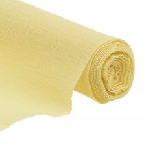 Bloemist crêpepapier pastel geel 50x250cm