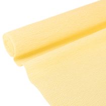 Artikel Bloemist crêpepapier pastel geel 50x250cm
