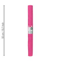 Artikel Bloemist crêpepapier roze 50x250cm