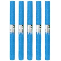 Artikel Bloemisten crêpepapier voor bloemisterij blauw 50×250cm 5 stuks