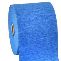 Bloem crêpe blauw B10cm gramgewicht 128g/m2 L250cm 2st