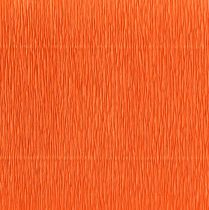 Artikel Bloem crêpe oranje B10cm gramgewicht 128g/m² L250cm 2st