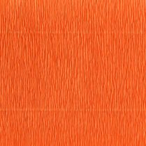 Artikel Bloem crêpe oranje B10cm gramgewicht 128g/m² L250cm 2st